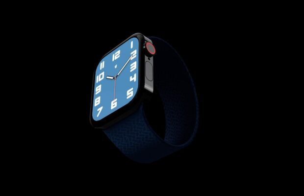 apple watch series 7 concept highlighted