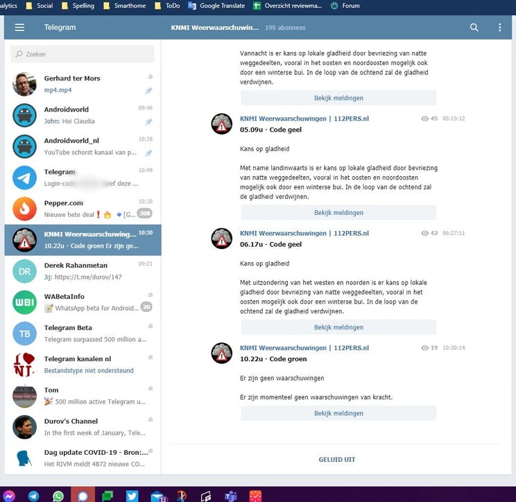 Using Telegram on your PC, that's how it works