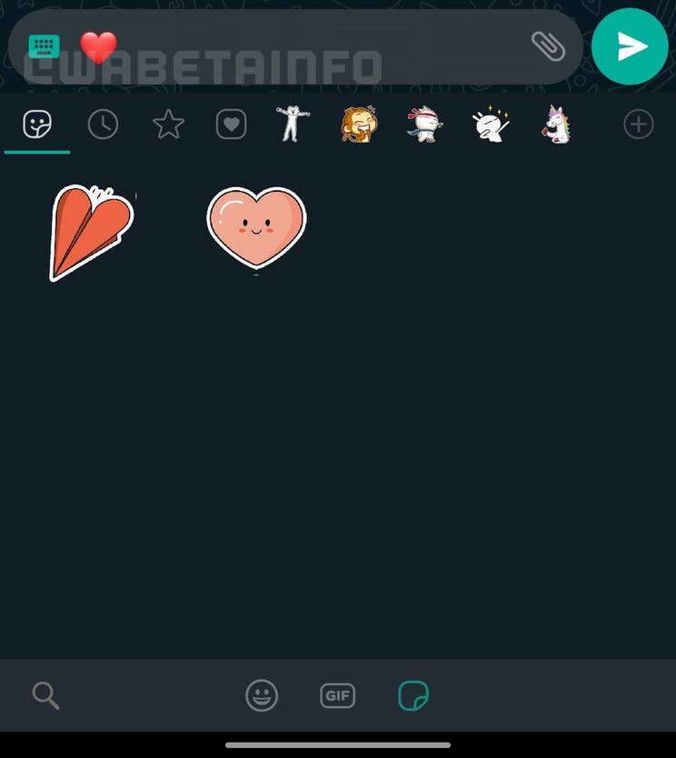 WhatsApp will show sticker suggestions based on emoji