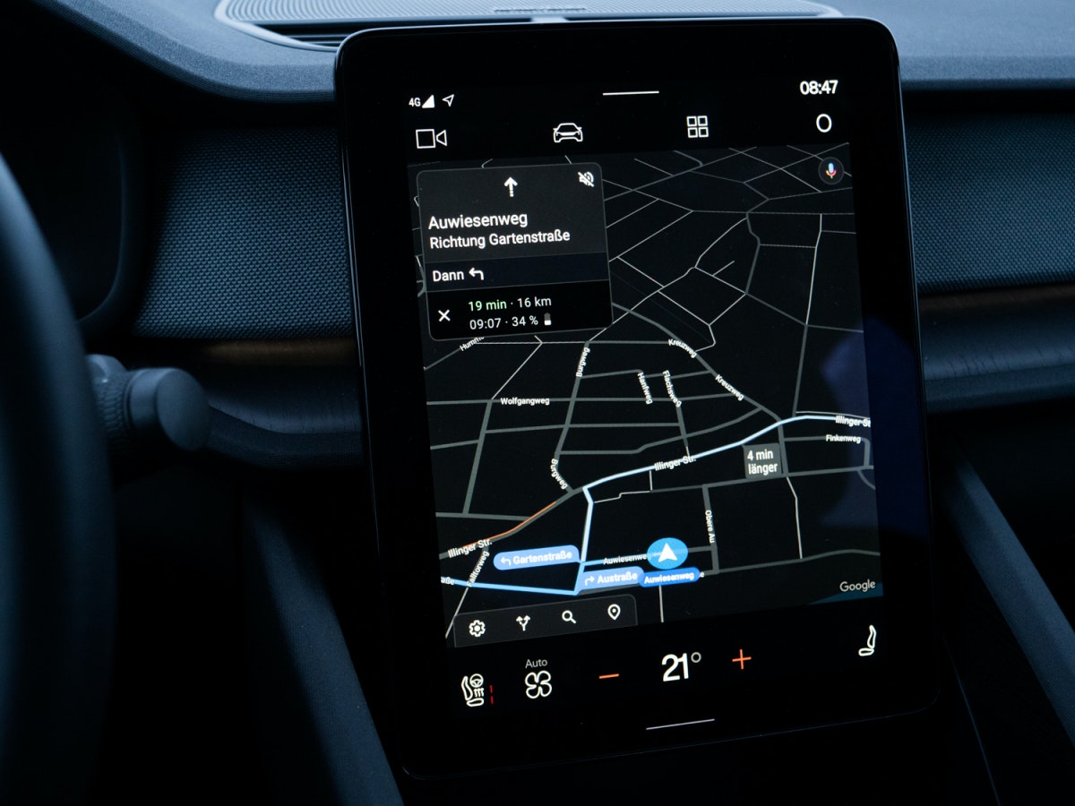 Android Automotive in Polestar 2