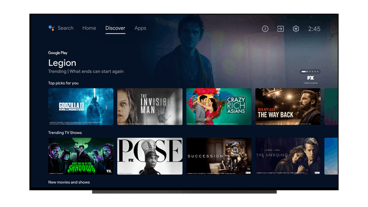 Android TV will look more like Google TV, this is how the new interface looks like