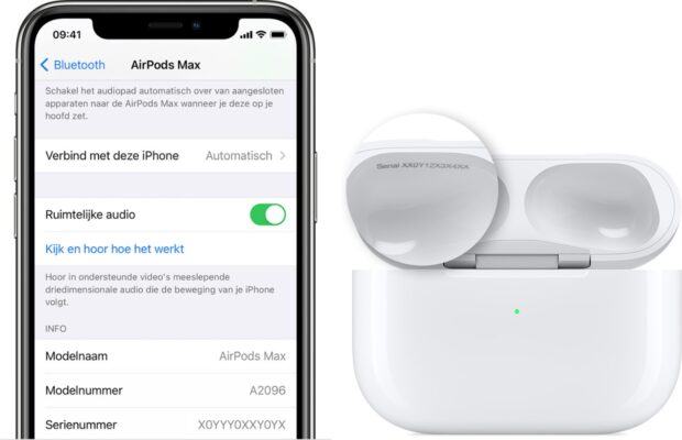Check AirPods serial number