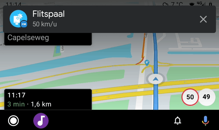 Flitsmeister now works in Android Auto, so you can test the beta [Update]