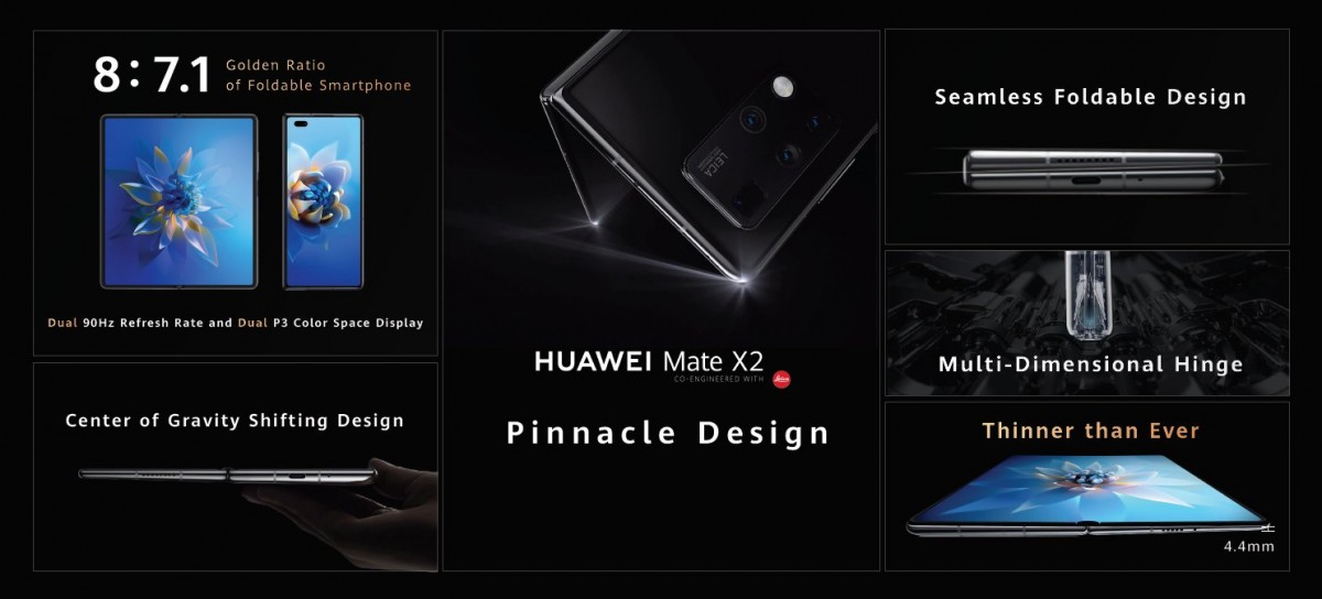 Huawei Mate X2 design