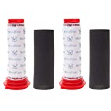 Rediboom waschbare Filter + Schaumstoffeinsatz für Bosch Athlet-Staubsauger (2er-Pack)