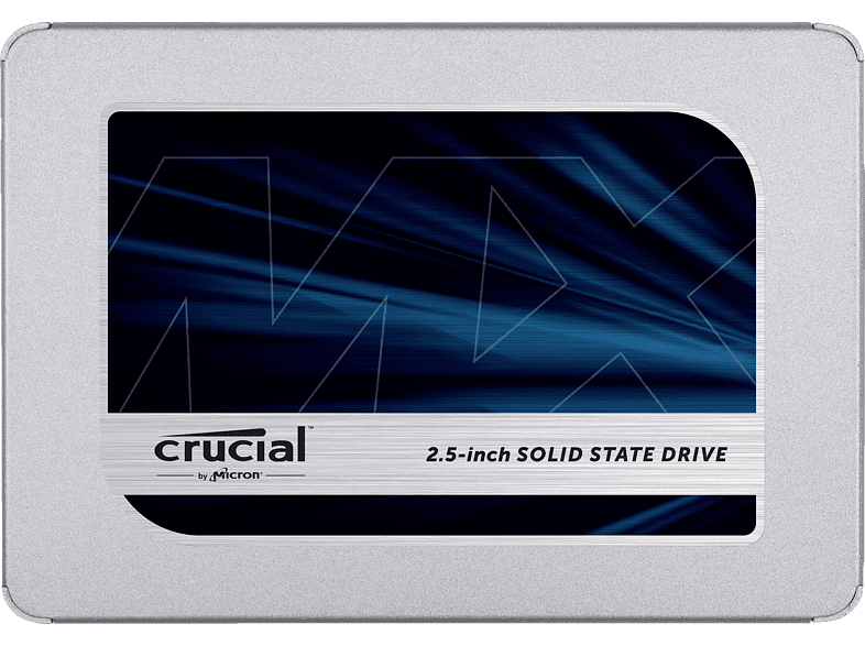 CRUCIAL MX500 1 TB hard drive 2.5 inches in silver