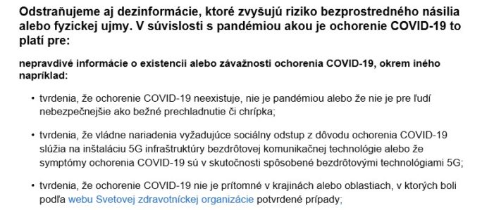 Facebook erases misinformation about COVID-19