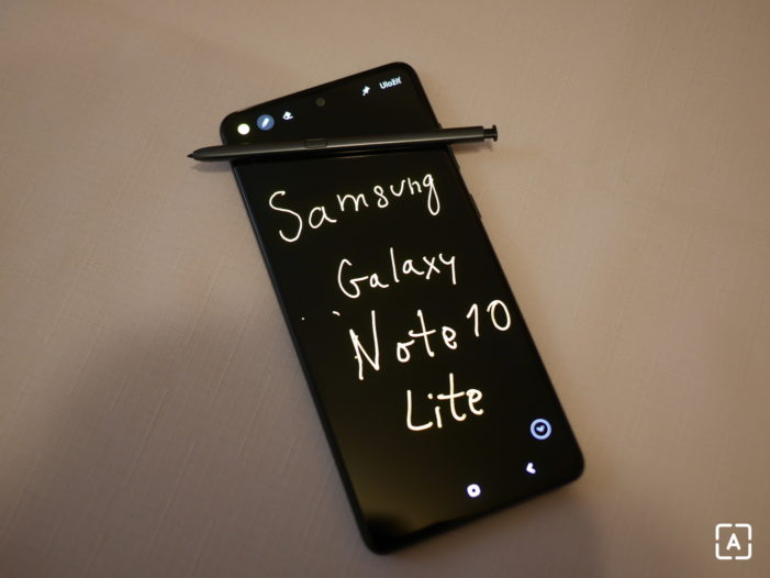 Samsung Galaxy Note 10 Lite front