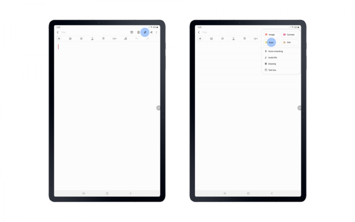 Samsung Notes v Samsung Galaxy Tab S7