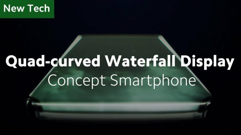 The First Quad-curved Waterfall Display Concept Smartphone