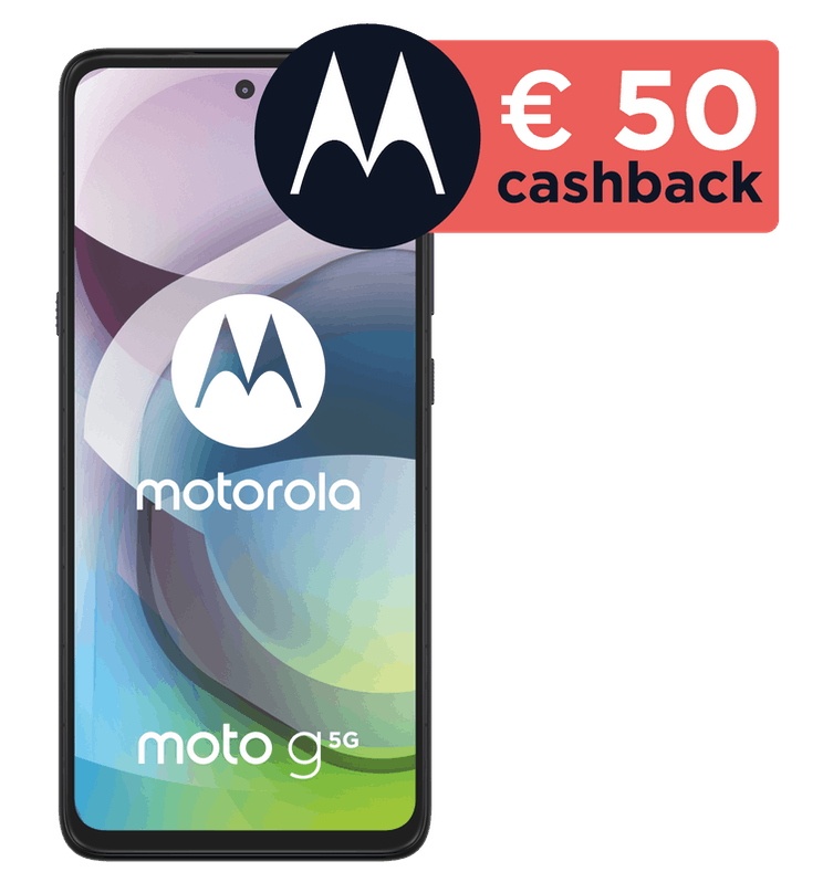Promotion: Motorola is temporarily giving 50 euros cashback on the Moto G 5G