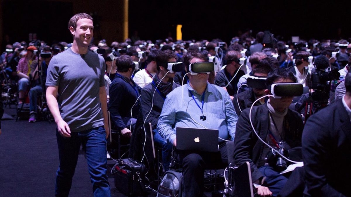 Mark Zuckerberg Virtual Reality 2 Headset